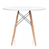 Table Ø 90 For Rent (white)